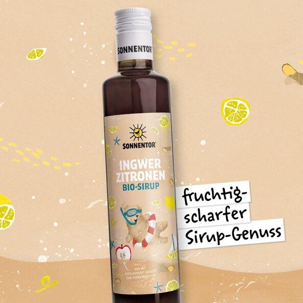 Ingwer-Zitronen Sirup bio 500 ml