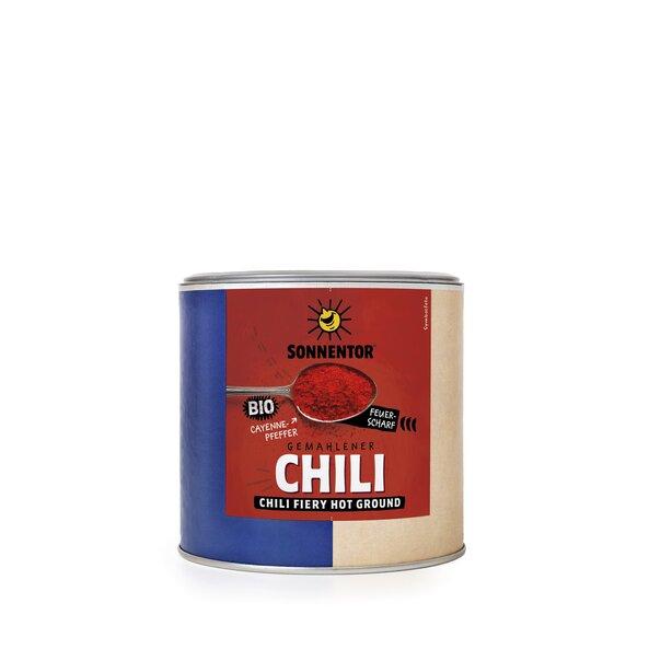 Chili feuerscharf gemahlen (Cayennepfeffer) bio 250 g Gastrodose klein