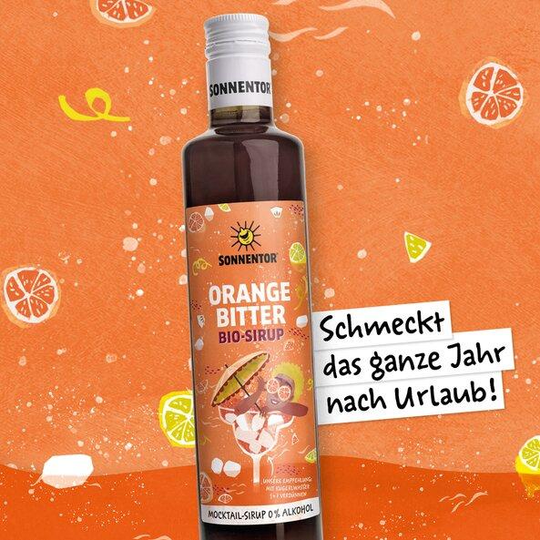 Orange Bitter Sirup bio 500 ml