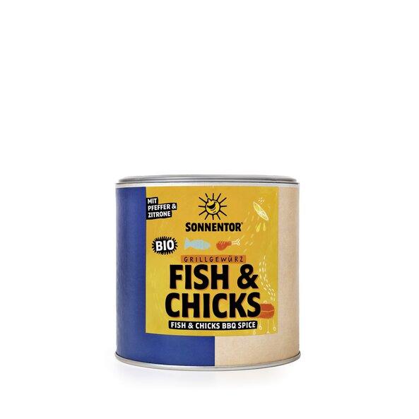 Fish & Chicks Grill Gewürzzubereitung bio 220 g Gastrodose klein