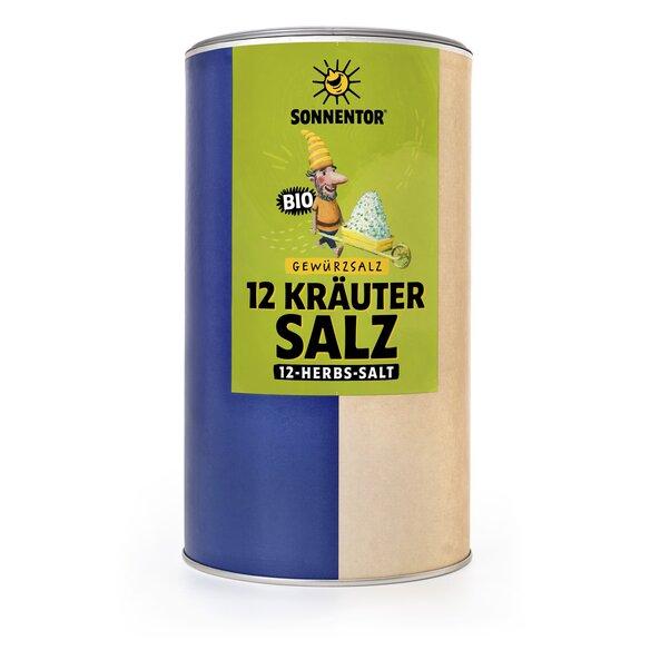 12-Kräutersalz bio 800 g Gastrodose groß