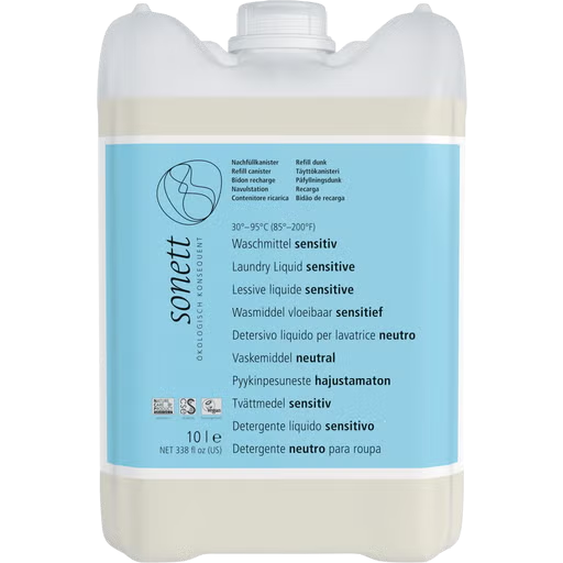 Sonett Flüssigwaschmittel Sensitiv, 10 l
