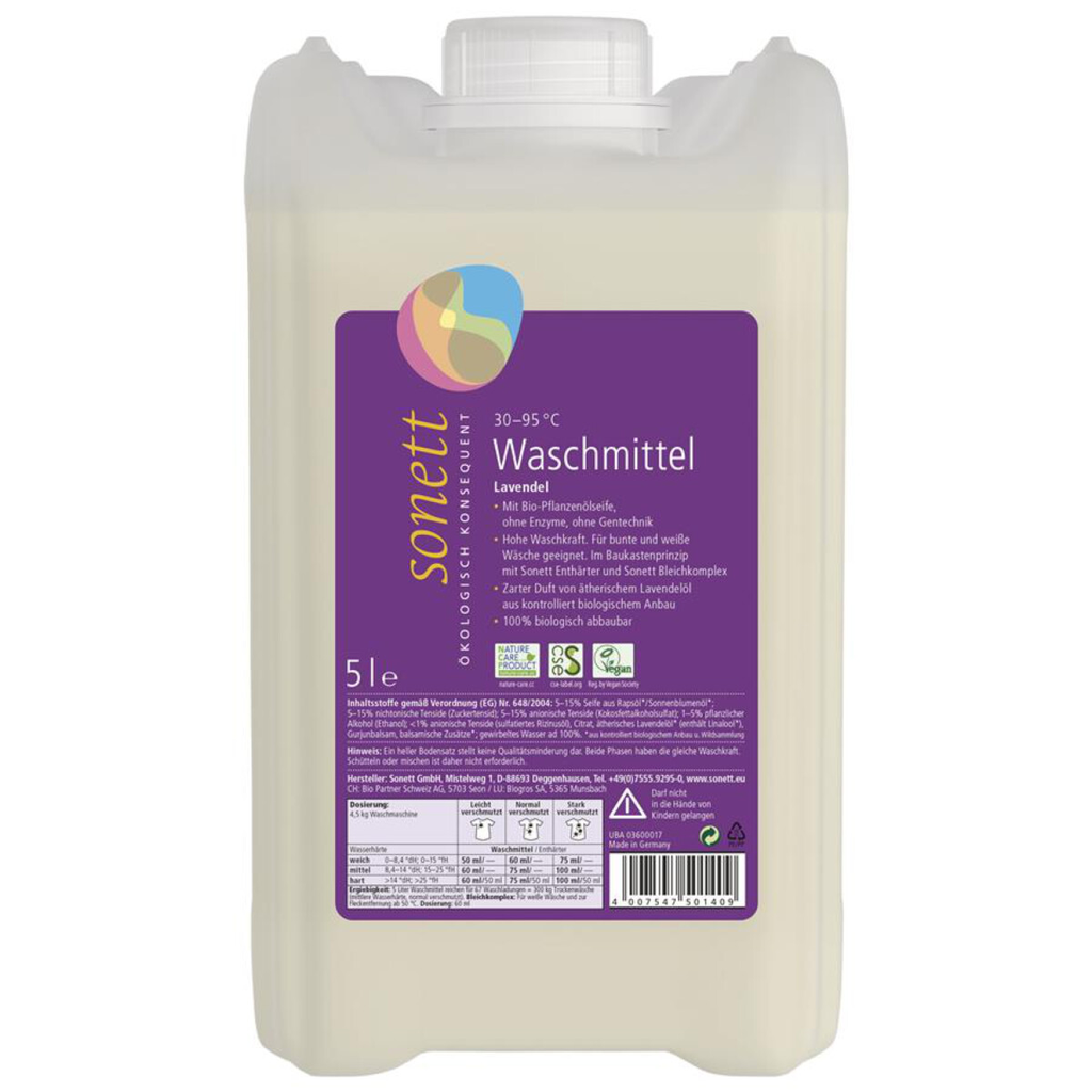 Sonett Flüssigwaschmittel Lavendel